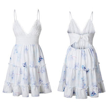Load image into Gallery viewer, High waist Sleeveless Backless Dress