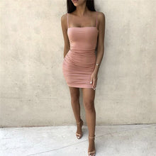 Load image into Gallery viewer, Off Shoulder Bandage Red Dress